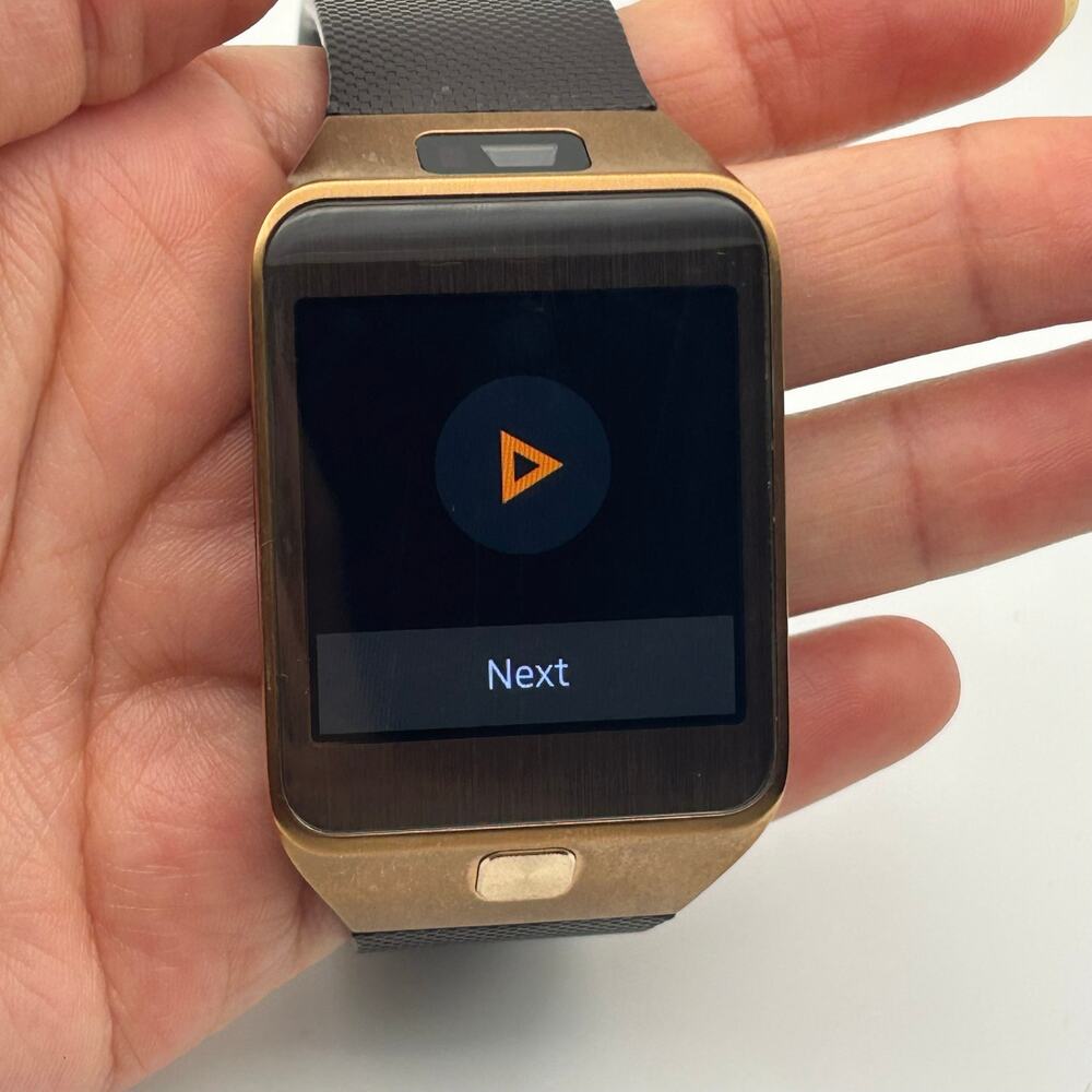 Samsung Gear 2 Rose-gold Black Smartwatch 1.63-inch Screen Front Camera - Picture 8 of 9